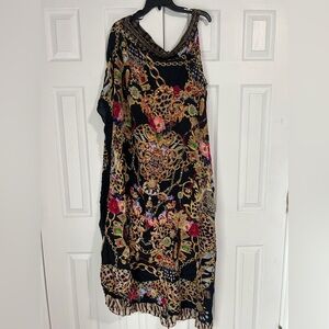 Camilla Black Multicolor One Shoulder Dress